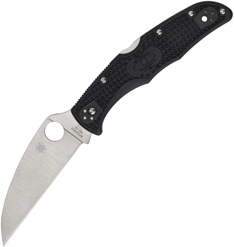 Spyderco Endura 4 Wharncliffe Back Lock Knife Black FRN (3.75" Satin)