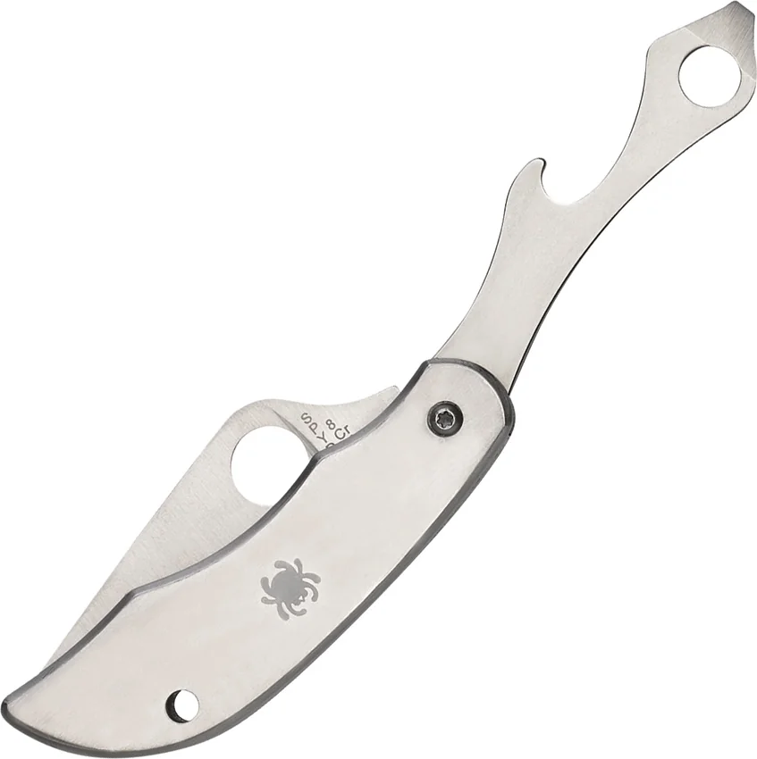 Spyderco ClipiTool Bottle Opener & Screwdriver Knife (2" Satin) C175P