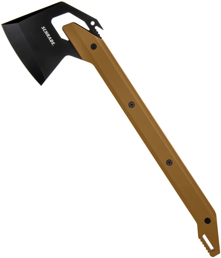 Schrade 19.5in Frontier Axe Brown GFN (4.50 Black 3Cr13 Head)
