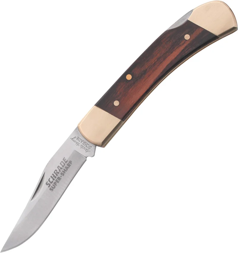 Schrade Uncle Henry Smokey Lockback Knife 3.875" Wood LB5