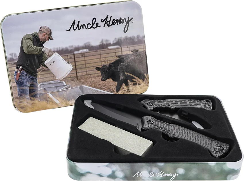 Schrade Uncle Henry Midnight Set