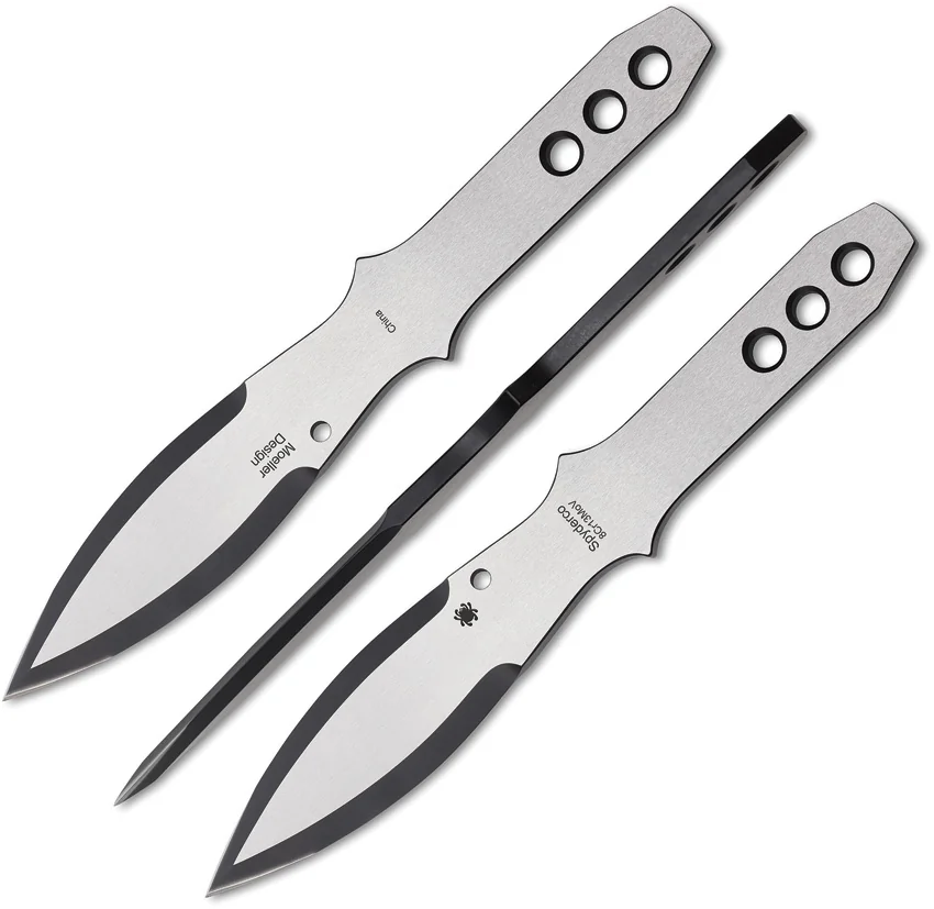 Spyderco 9" Small SpyderThrowers Throwing Knives (Set of 3) TK01SM