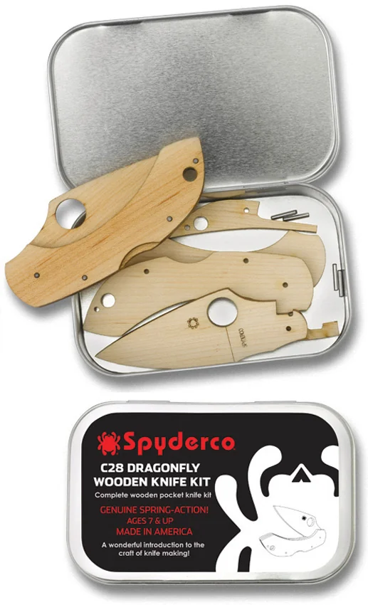 Spyderco Dragonfly Knife Wooden Kit WDKIT1