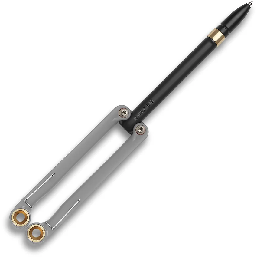 BaliYo by Spyderco Butterfly Pen Fisher Space Pen (Black/Gray) USA Made