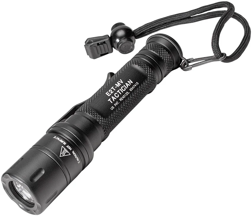 SureFire E2T-MV Tactician Flashlight Black Aluminum (800 Lumens)