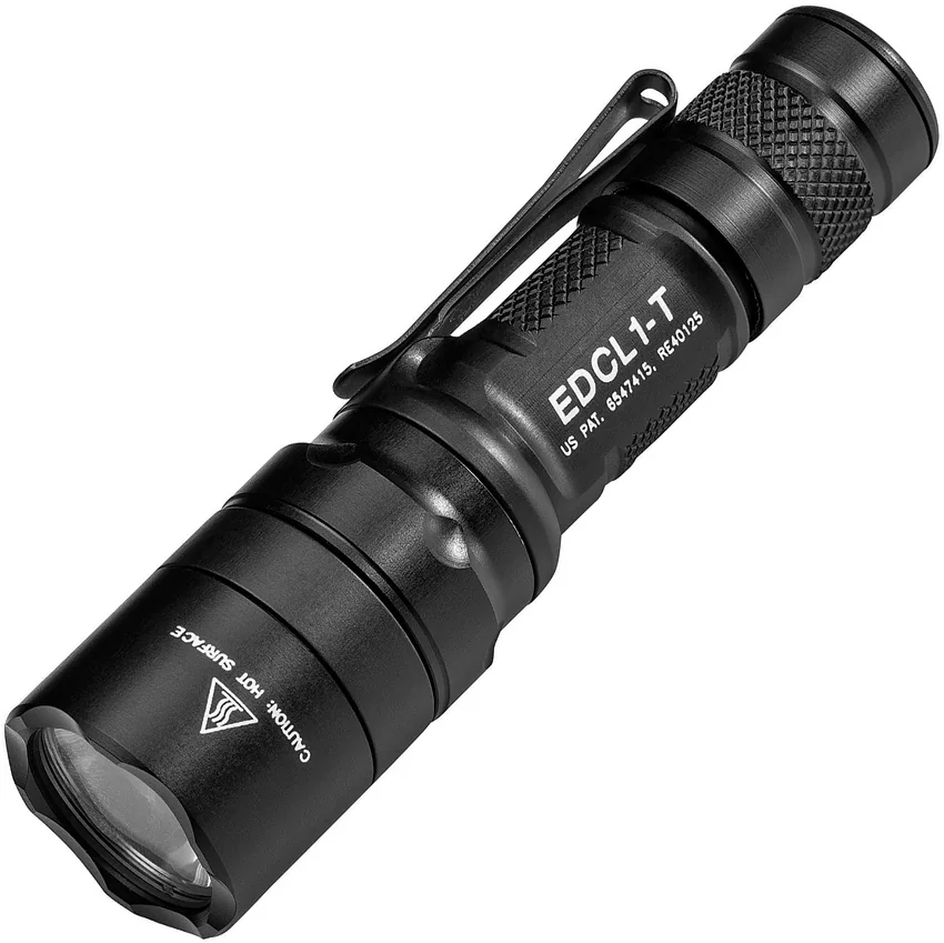 SureFire  Dual Output Everyday Carry LED Flashlight Black  (500 Lumens) EDCL1-T