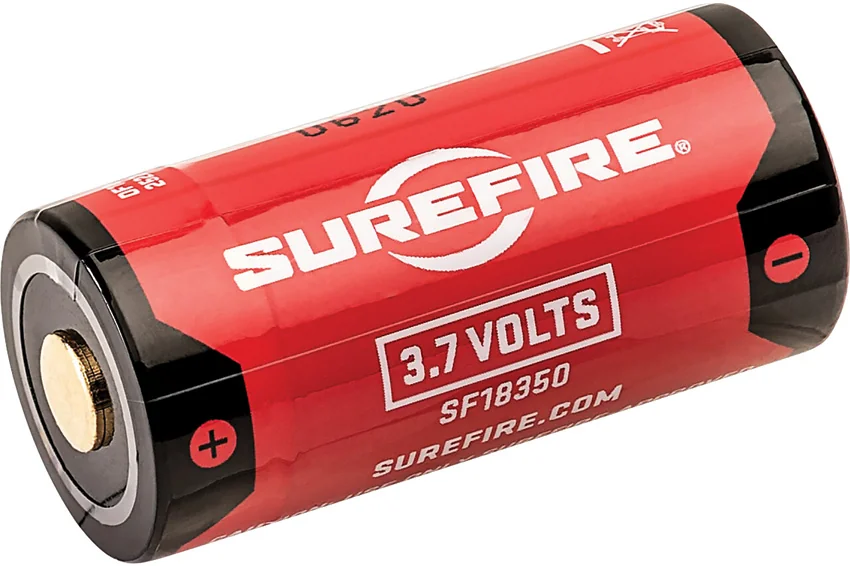 SureFire 18350 Micro USB Rechargeable Battery