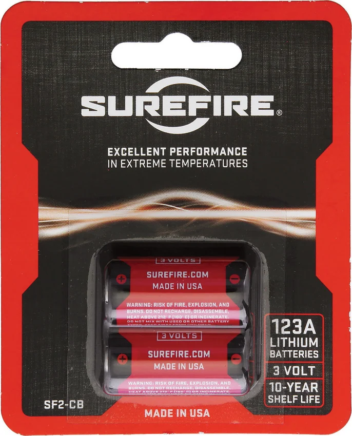 SureFire 123A Batteries (Pack of 2)