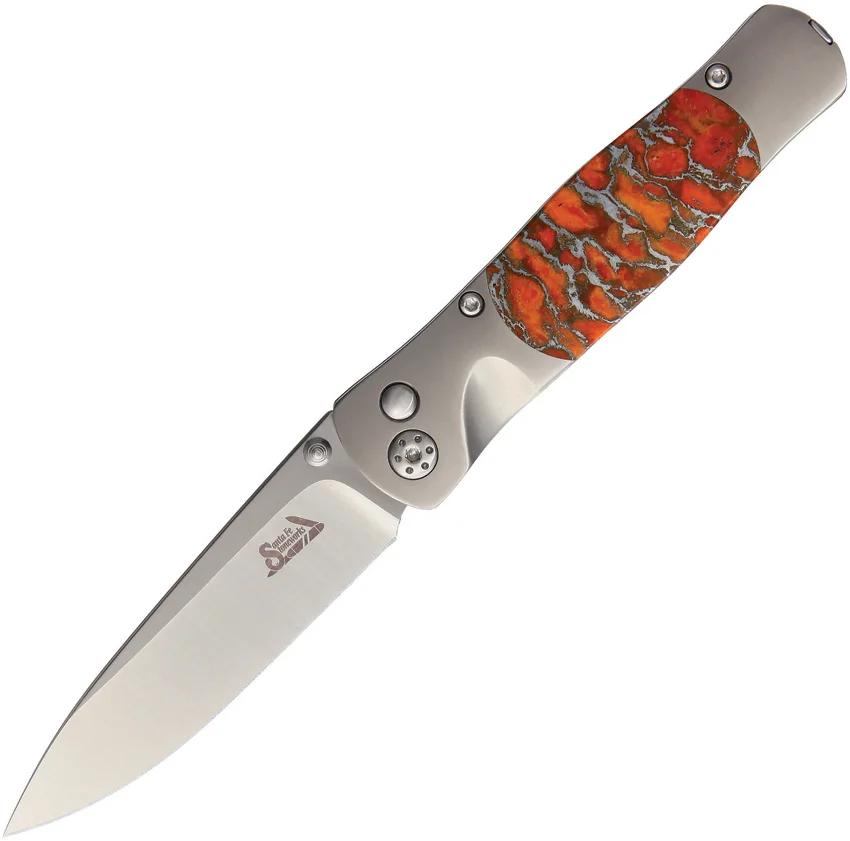 Santa Fe Stoneworks Tesoro Button Lock Ornge Coral