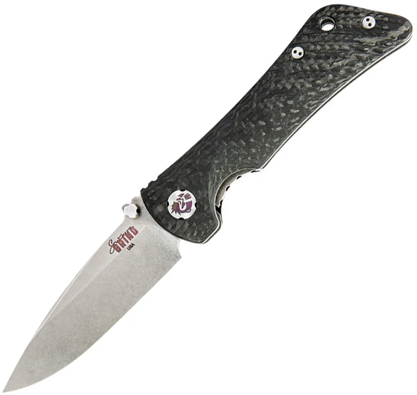 Southern Grind Spider Monkey Liner Lock Knife Carbon Fiber (3.25" Satin)