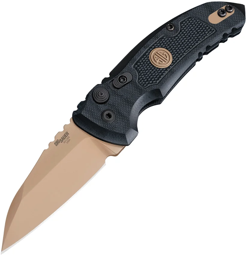 Hogue Sig Sauer A01 Microswitch Automatic Knife Wharncliffe (2.6" FDE)
