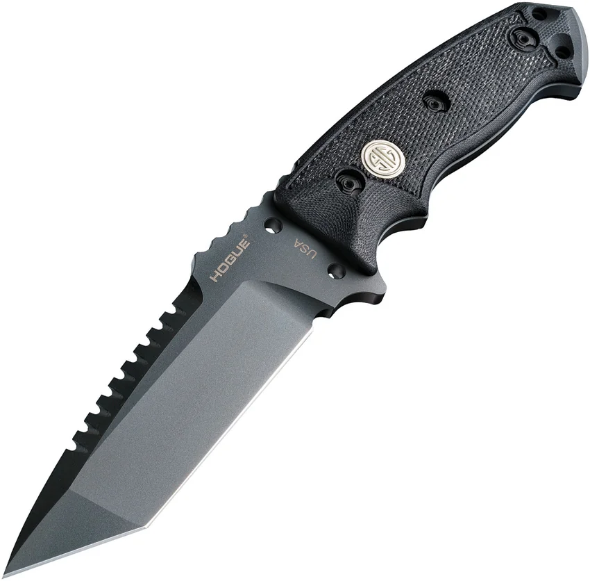 Hogue Sig Sauer EX-F01 Tactical Tanto Fixed Blade Black G-10 (5.5" Gray) 37122