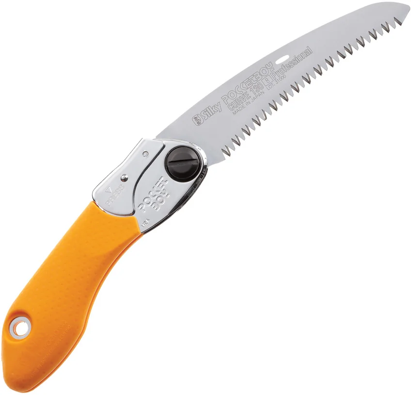 Silky Pocketboy Curve Pro 6.75" Folding Saw - Orange