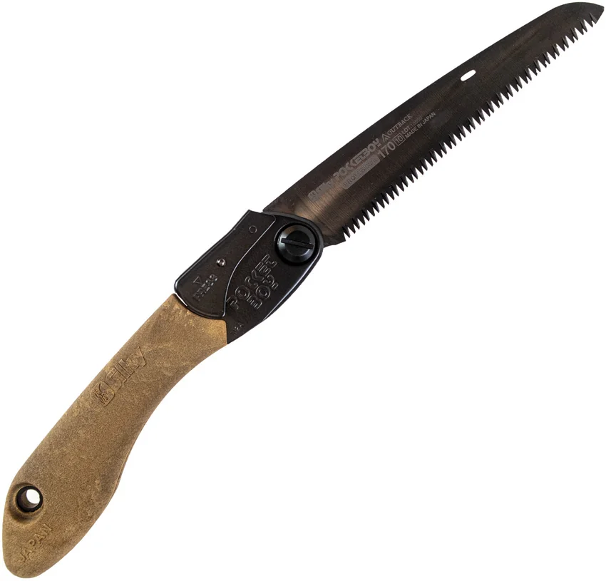 Silky Pocketboy Curve Outback Edition Folding Saw - Brown Arbor Composite
