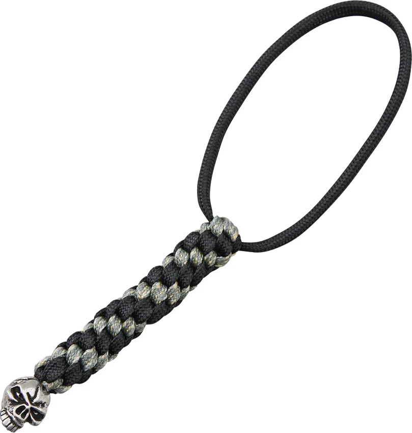 Schmuckatelli Co. Emerson Mind Skull Lanyard w/ Skull Bead (Black/Green)