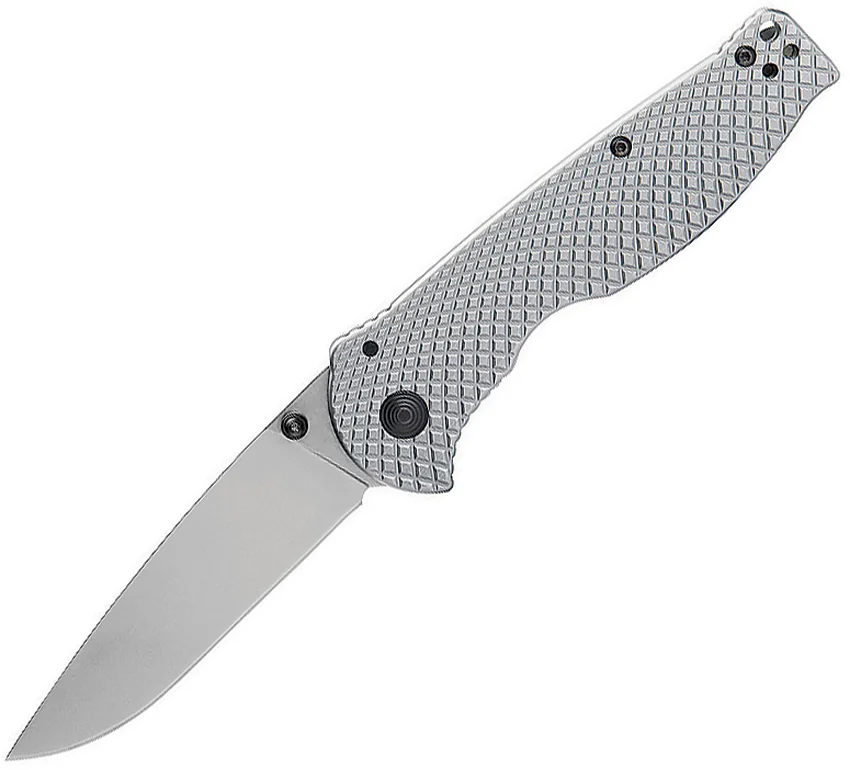 SOG Flash Frame Lock Knife Silver (3.4" Satin)