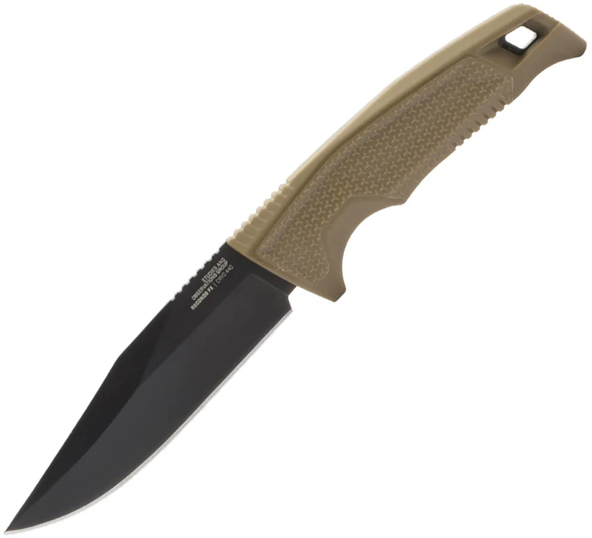 SOG Recondo FX Fixed Blade Knife Flat Dark Earth GRN (4.6" Black)