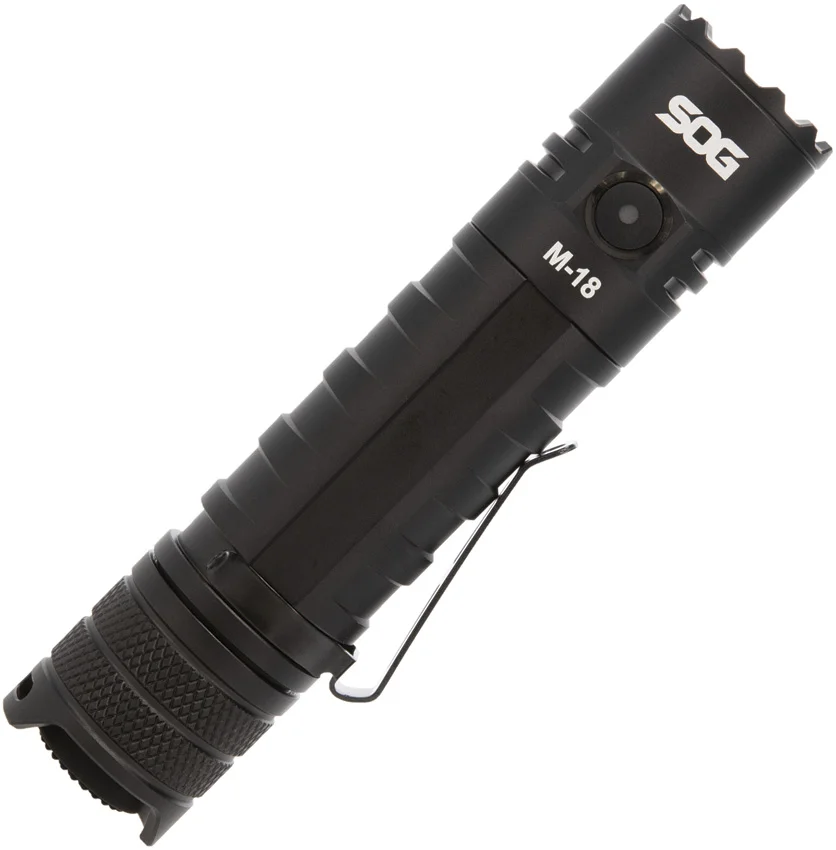 SOG M-18 Black Aluminum Flashlight (1900 Lumens)