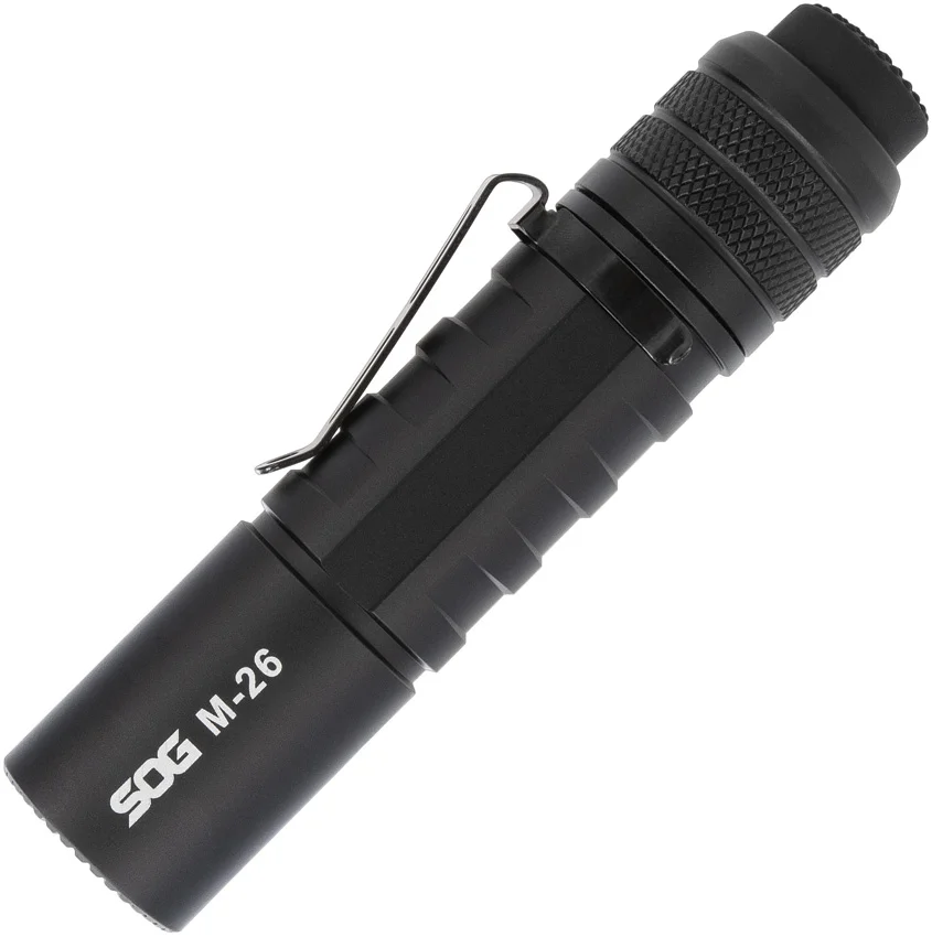 SOG M-26 Black Aluminum Flashlight (1300 Lumens)