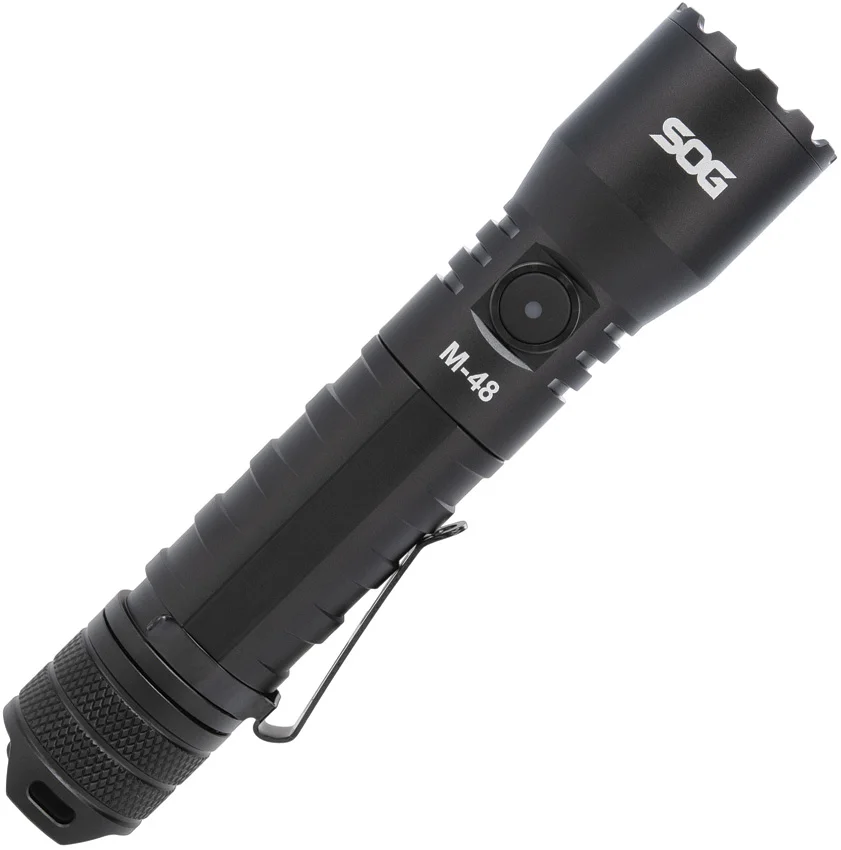 SOG M-48 Black Aluminum Flashlight (2500 Lumens)