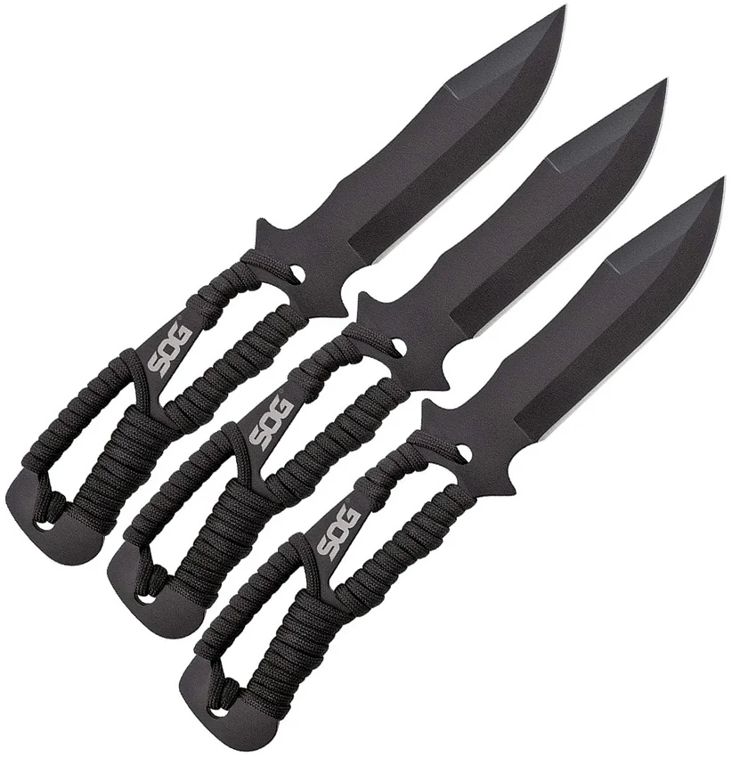 SOG 10" Throwing Knives 3-Set + Sheath F041TN-CP