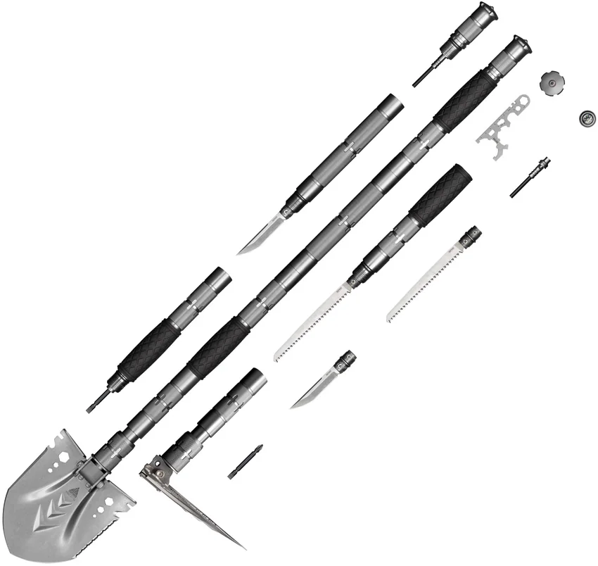 SRM Knives Multi-Purpose Shovel - Silver