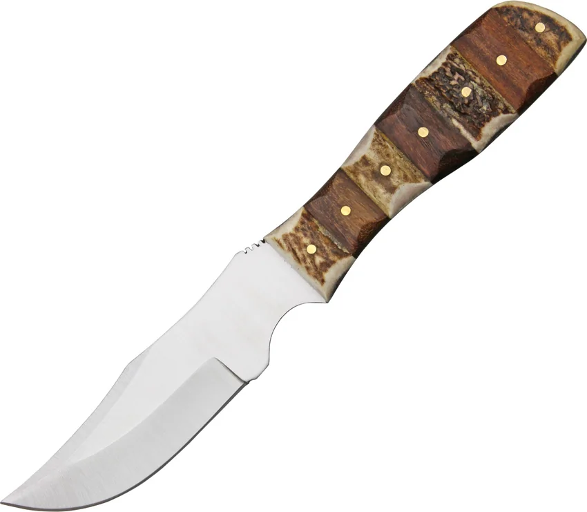 Steel Stag Finger Grip Skinner
