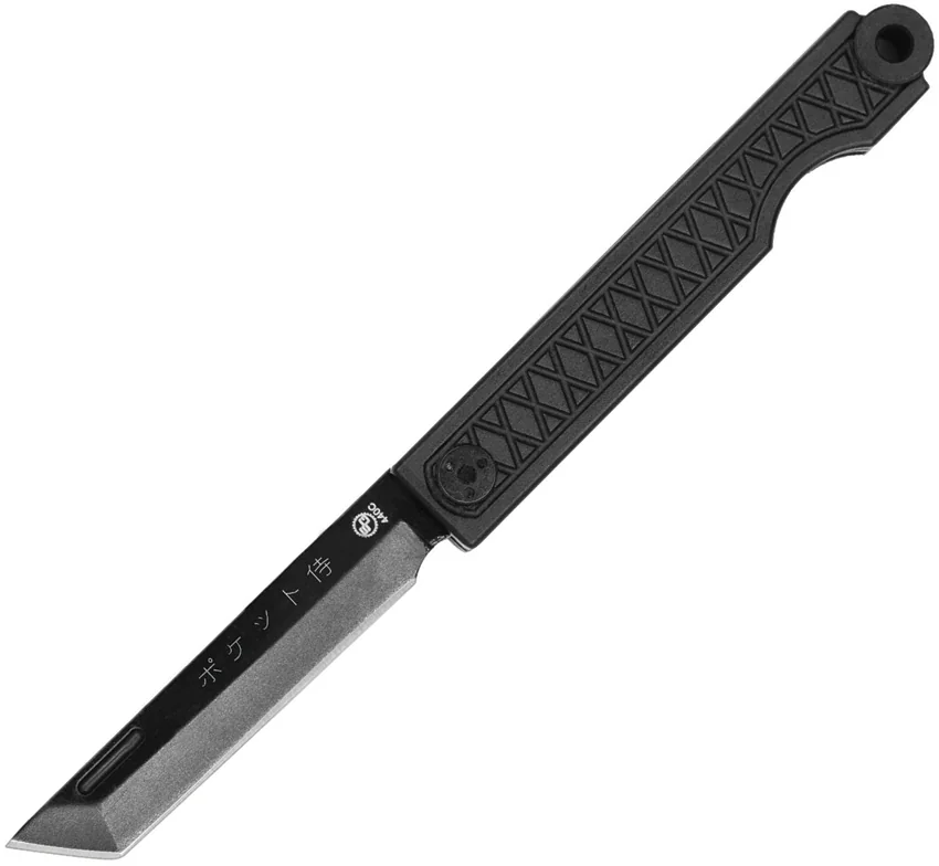 StatGear Pocket Samurai Slipjoint Black Aluminum (2.00" Two-Tone)