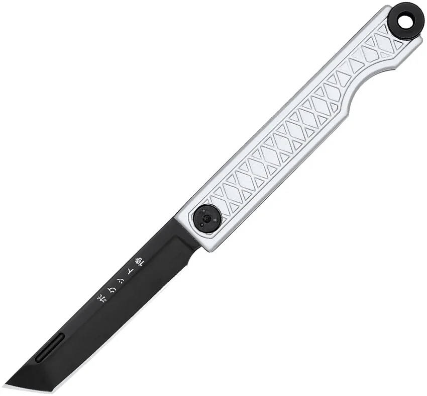 StatGear Pocket Samurai Slipjoint Gray Aluminum (2.00" Black)