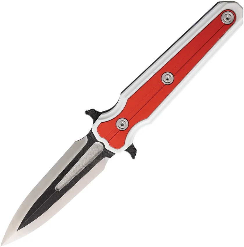 Stedemon DongShan Liner Lock Knife Red Al/G-10 (3.9" Two-Tone) STEDSRED