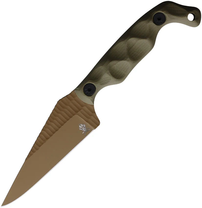 Stroup Knives Bravo 5 Fixed Blade OD Green G10 (3.50" Dark Earth)