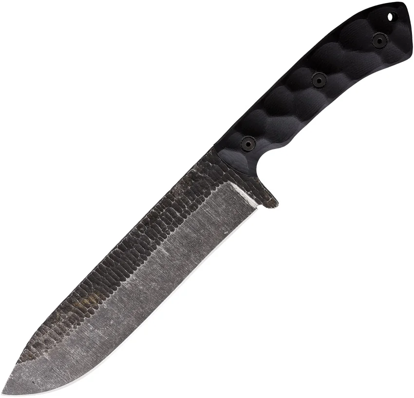 Stroup Knives BK1 Fixed Blade Knife Black G-10 (7.8" Acid Wash)