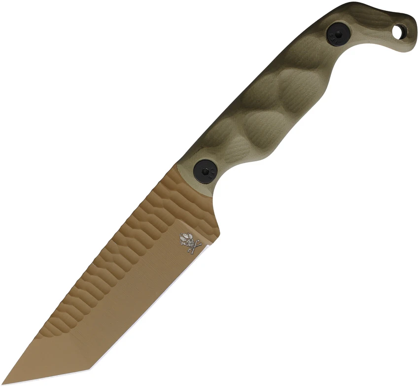 Stroup Knives Bravo 5T Fixed Blade Knife OD Green G10 (3.5" Cerakote)