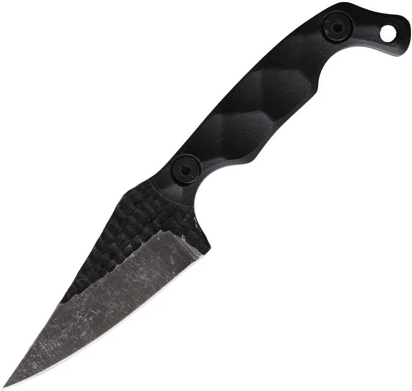 Stroup Knives Mini Mod 1 Fixed Blade Knife Black G-10 (6.75" Acid Wash)