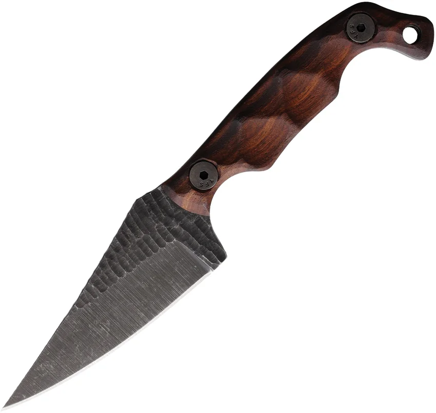 Stroup Knives Mini Mod 1 Fixed Blade Knife Rosewood (3" Acid Washed)
