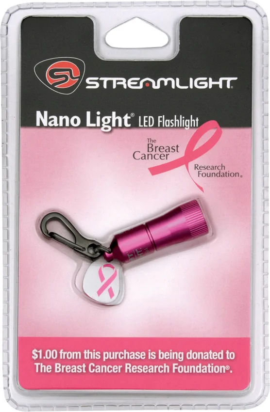 Streamlight Nano Light LED Flashlight Pink (10 Lumens)