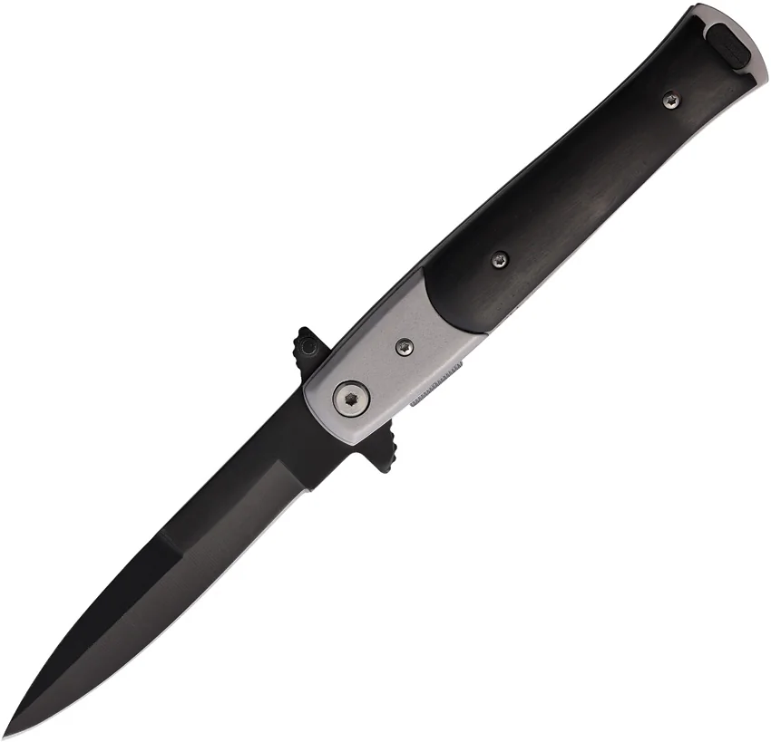 S-tec Stiletto Style Linerlock Black