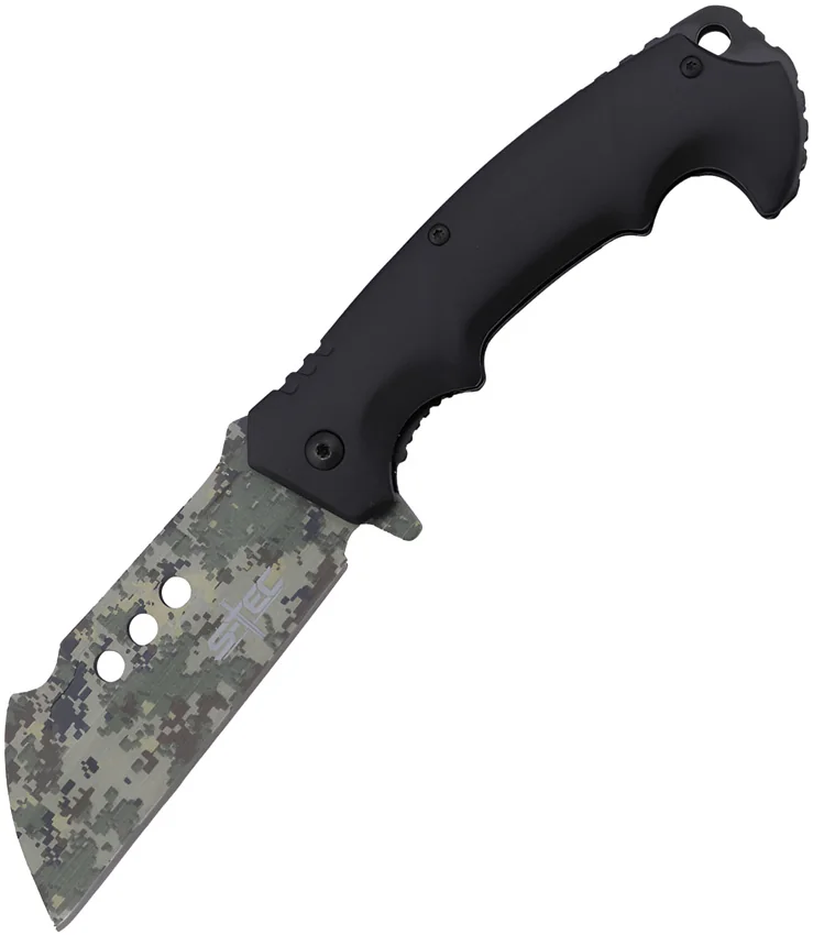 S-tec Cleaver Linerlock A/O Camo