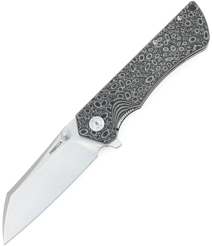 S-tec Proelia Linerlock Black G10