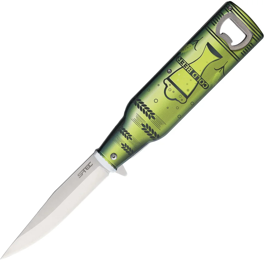 S-tec Bottle Opener Linerlock A/O