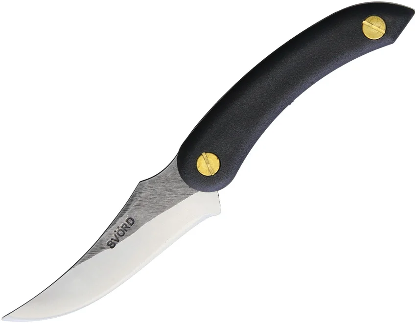 Svord Amerikiwi Skinning Fixed Blade Knife Black (3.3" Satin)