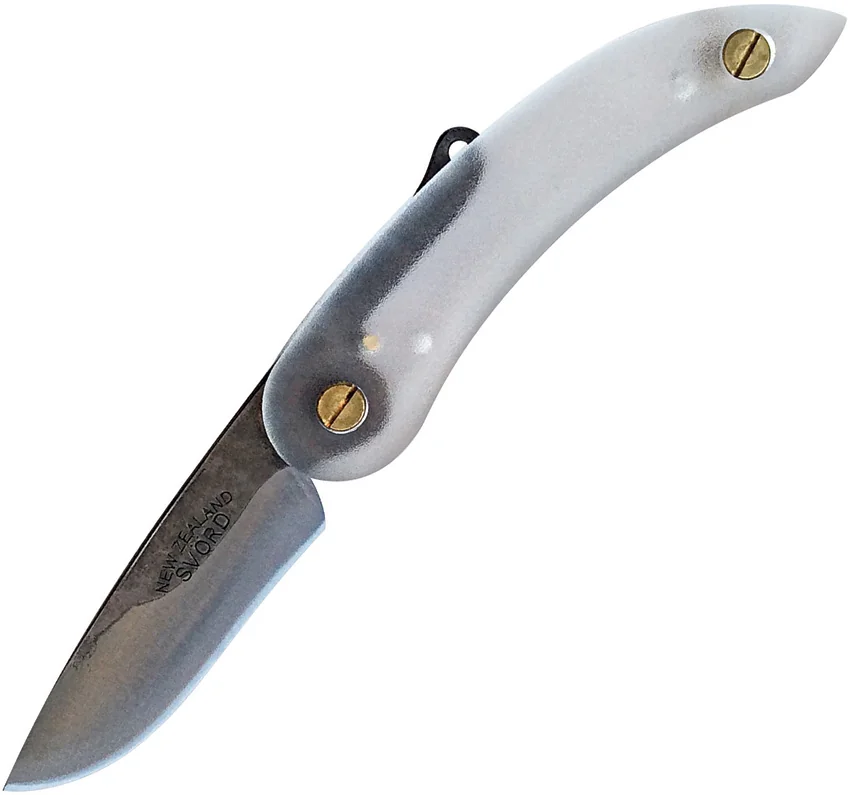 Svord Peasant Knife Friction Folder Crystal Clear (3.25" Satin)
