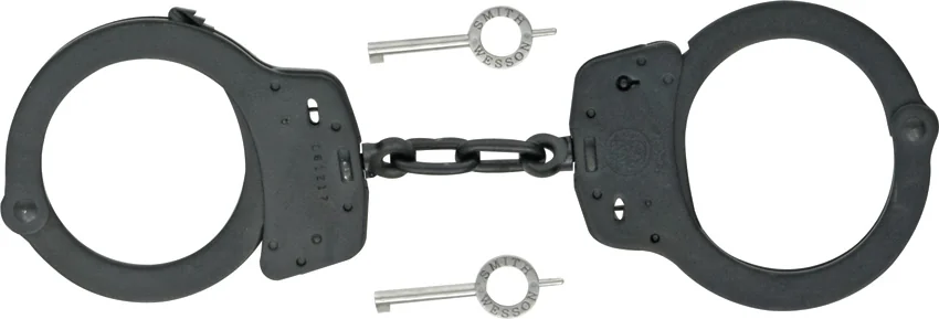 Smith & Wesson Double Lock Handcuffs Black Nickel (SW100B)