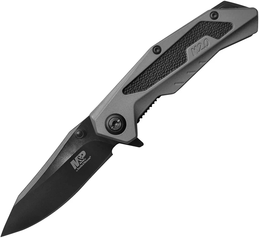 M&P M2.0 U.G. Assisted Knife Gray Aluminum (3" Black) 1100040