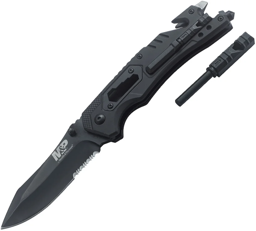 M&P Dual Folding Knife & Tool (3.5" Black) 1100078
