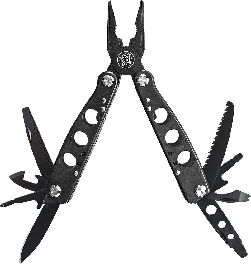 Smith & Wesson Black 15-Function Multi-Tool w/ Nylon Sheath SWMT1