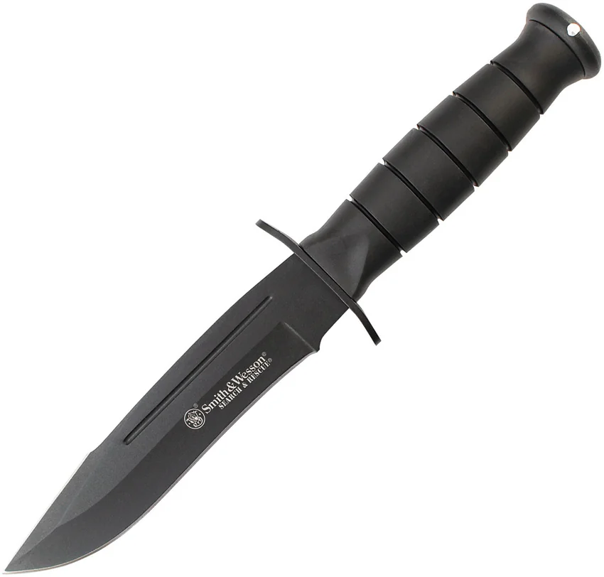 Smith & Wesson Search & Rescue CKSUR1 Fixed Blade Knife (Black Plain)