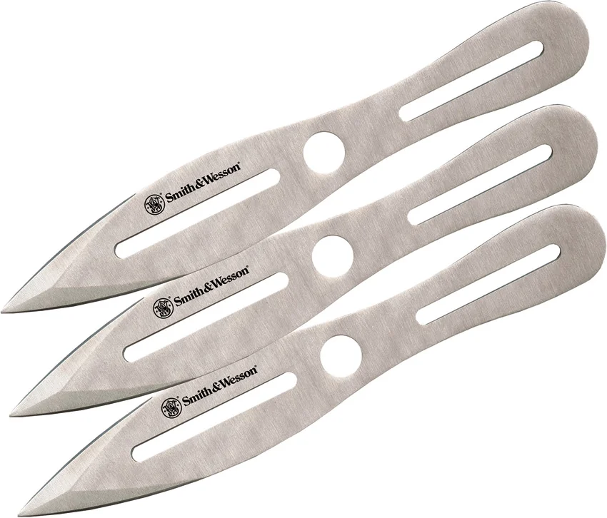 Smith & Wesson Bullseye 10" Throwing Knife Set (3 Knives) SWTK10CP