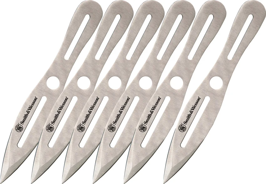 Smith & Wesson Bullseye 8" Throwing Knife Set (6 Knives) SWTK8CP