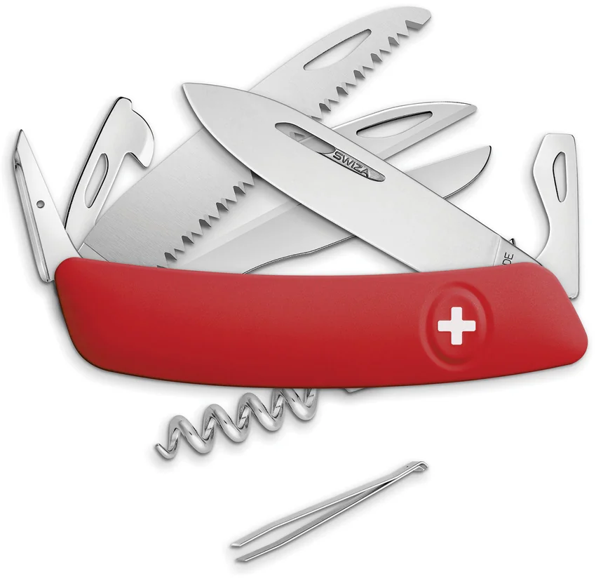Swiza D09 Pocket Knife Red